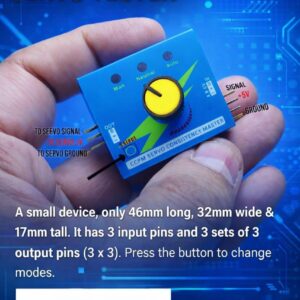 CCPM servo consistency master servo tester with manual, neutral and auto modes for RC servo motor testing