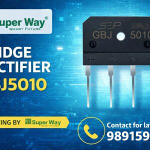 GBJ5010 bridge rectifier 1000V 50A single phase glass passivated high surge current GBJ package Super Way Electronics