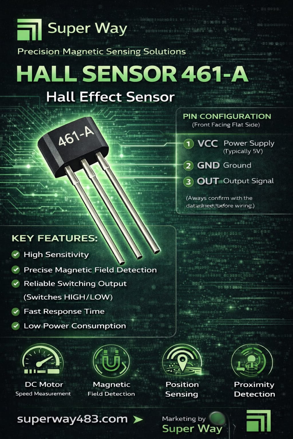 461A Hall Effect Sensor