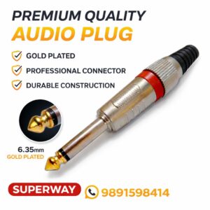 14 audio plug professional connector