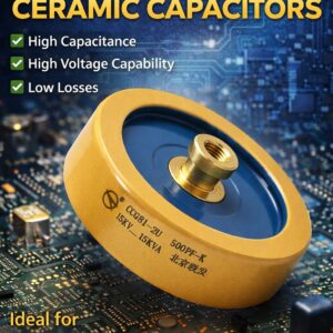 Superway high performance ceramic capacitor for high voltage and industrial electronic applications