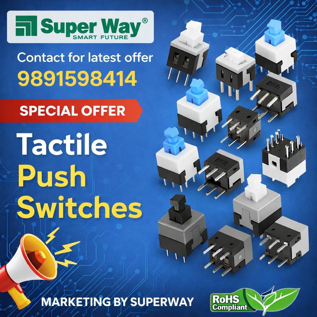 tactile push switches PCB mount momentary button switches for electronics and Arduino