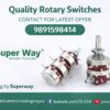 Super Way quality rotary switch multi position panel mount industrial selector switch