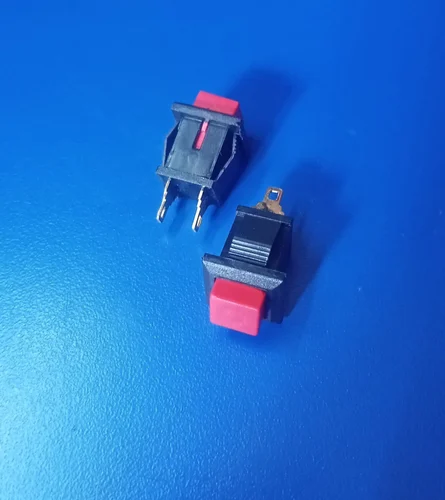 Square Self-Reset Push Button Switch 2-Pin