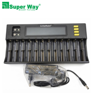 LiitoKala Lii-S12 12 Slot Smart Battery Charger