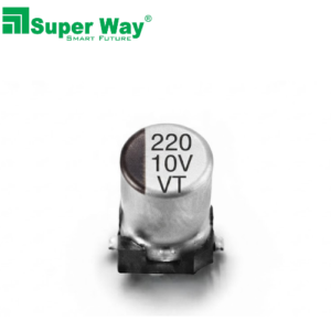 220uF 10V SMD Aluminium Electrolytic Capacitor