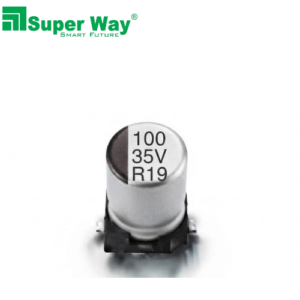Superway 100uF 35V SMD Aluminium Electrolytic Capacitor