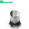 220uF 16V SMD Aluminium Electrolytic Capacitor