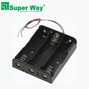 18650 Battery Holder with Wire – 3 Cell Series